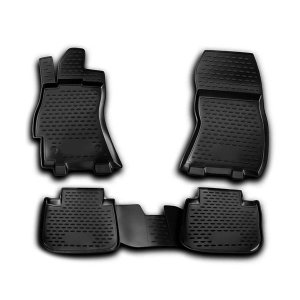 Subaru Legacy Floor Mats - Omac - Rubber TPE - Black - 2010 Subaru Legacy Floor Mats - Omac - Rubber TPE - Black - 2010